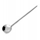 Colher Canudo 20cm Em Aço Inox Para Coquetel
